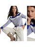 Maeve Stripes Blue White Pullover Sweater Size XXS (petite) - photo 1
