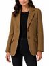 Lands' End Solid Tan Blazer Size 12 - photo 3