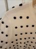 J.Crew 100% Merino Polka Dots Black White Pullover Sweater Size L - photo 5