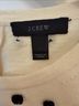 J.Crew 100% Merino Polka Dots Black White Pullover Sweater Size L - photo 3