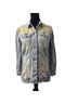 Lularoe Blue Yellow Denim Jacket Size M - photo 1