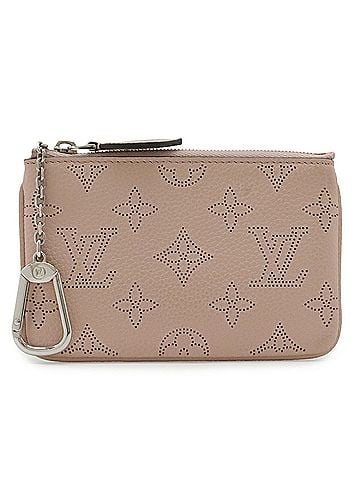 Louis Vuitton LOUIS VUITTON Louis Vuitton Monogram Mahina Pochette Cle Wallet/Coin Case, Magnolia Pink, with Key Hook, M69508 (view 2)