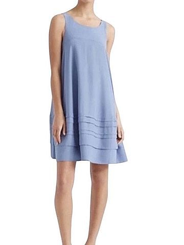 Club Monaco Layered Tuck Dress Casual Dress (view 1)