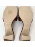 Zara 100% Leather Plaid Brown Heels Size EU 38 - photo 8