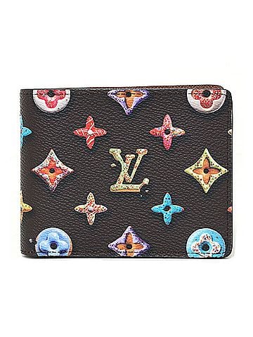 Louis Vuitton Louis Vuitton Portefeuille Slender Bi-fold Wallet, Monogram Donut Canvas, M28283, Chocolate, Unused (view 1)