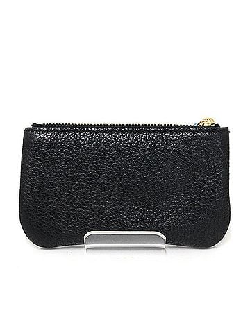 Salvatore Ferragamo Salvatore Ferragamo FERRAGAMO Gancini Coin Case, Black Embossed Calfskin, 220383 (view 2)