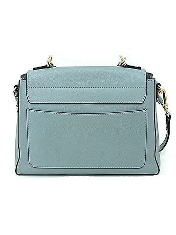Chloé Chloé Chloe Fay Day Shoulder Bag/Handbag, Leather, CHC17WS322HGJ44L, Faded Blue (view 2)