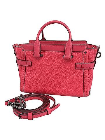 Coach Coach Swagger 15 54625 Handbag Shoulder Bag Mini Pebble Shocking Pink (view 2)