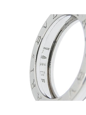 Bvlgari Bulgari BVLGARI 6.8g B.zero1 Ring, 1-band ring, 18KWG white gold, size #53 (approx. US 13). (view 2)
