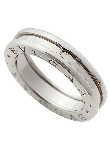 Bvlgari Bulgari BVLGARI 7.4g B.zero1 Ring, 1-band ring, 18KWG white gold, size #51 (approx. US 11). (view 1)