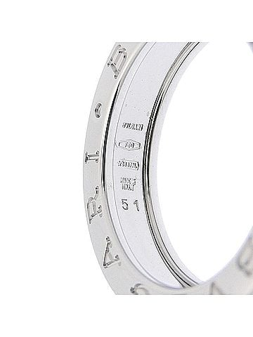 Bvlgari Bulgari BVLGARI 7.3g B.zero1 Ring, 1-band ring, 18KWG white gold, size #51 (approx. US 11). (view 2)