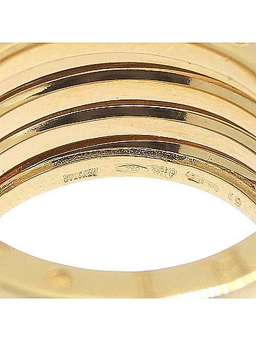 Bvlgari Bulgari BVLGARI 10.7g B.zero1 Ring 3-Band 18KYG Yellow Gold #49 (approx. US) (view 2)