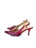 Just Cavalli 100% Leather Red Heels Size EU 38 - photo 9