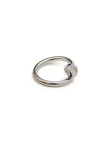 Cartier Cartier Juste un Clou ring, 18k white gold (Japanese 13). (view 2)