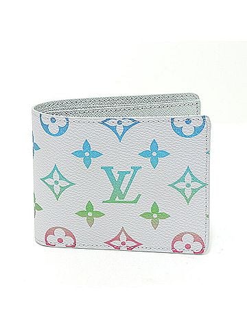 Louis Vuitton Louis Vuitton Portefeuille Slender Monogram Iridescent Grey M14354 Bi-fold Wallet (view 1)