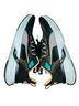 Puma 100% Mesh Black Teal Sneakers Size 8 1/2 - photo 6