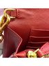 Prada 100% Leather Red PRADA Compact Saffiano Leather Bi-fold Wallet, Red One size - photo 11