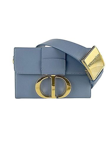 Christian Dior Christian Dior 30 Montaigne Leather Shoulder Bag, Blue, Women's (z10039) (view 1)