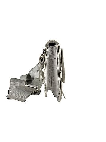 Christian Dior Christian Dior shoulder bag, saddle bag style, canvas and leather, light gray, men's, z10038 (view 2)