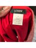 J.Crew 100% Wool 100% Acetate Chevron-herringbone Red White Wool Skirt Size 4 - photo 3