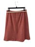 J.Crew 100% Wool 100% Acetate Chevron-herringbone Red White Wool Skirt Size 4 - photo 2