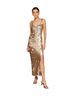 Line & Dot Gold Cocktail Dress Size XS - photo 1