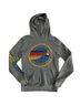 Aviator Nation 100% Cotton Graphic Gray Pullover Hoodie Size L - photo 1