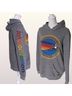 Aviator Nation 100% Cotton Graphic Gray Pullover Hoodie Size L - photo 4