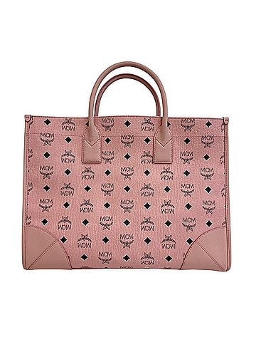 MCM MCM Monogram Tote Bag Shoulder Pink (view 2)