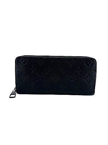Louis Vuitton LOUIS VUITTON M69047 Vertical Zippy Wallet, Round Zipper, Monogram Empreinte, Long Black (view 1)