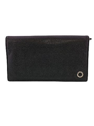 Bvlgari BVLGARI 30398 Bulgari Bi-fold Long Wallet, Black (view 1)