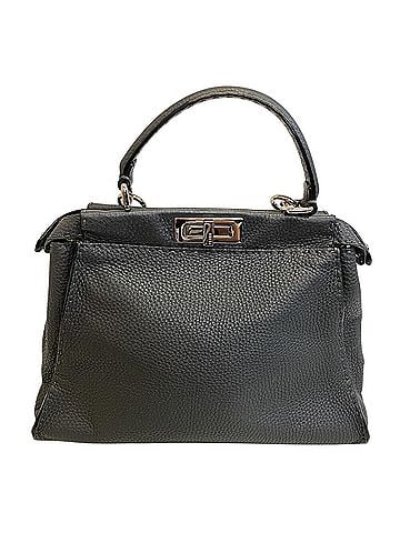 Fendi FENDI 8BN226 Peekaboo 2-Way Handbag Turnlock Shoulder Bag Gray (view 2)