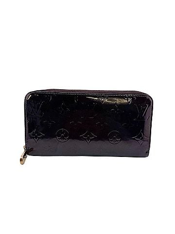 Louis Vuitton LOUIS VUITTON M93522 Zippy Wallet, Round Zipper, Monogram Vernis Long Purple (view 1)
