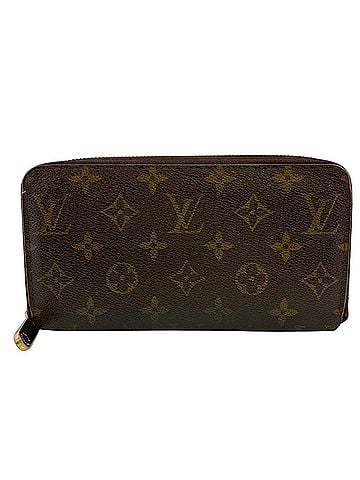 Louis Vuitton LOUIS VUITTON M60017 Zippy Wallet, Round Zipper, Monogram Long Brown (view 1)