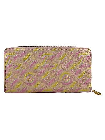 Louis Vuitton LOUIS VUITTON M81299 Zippy Wallet, Round Zipper, 2022 Summer Collection, Monogram Empreinte, Long Pink (view 2)