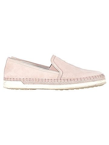 Tod's Tod's Slip-On Sneakers in Pastel Pink Suede (view 1)