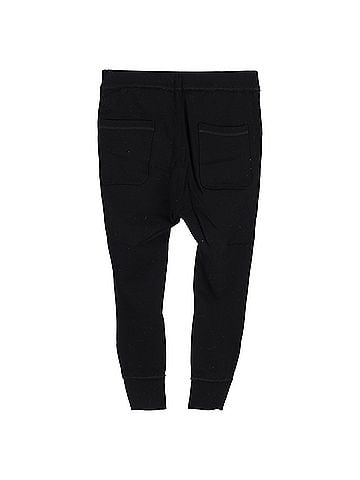 Jil Sander  Jil Sander Zip Detail Slim-Fit Sweatpants in Black Cotton (view 2)