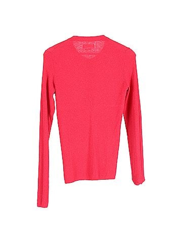Isabel Marant Isabel Marant Etoile Faustine Ribbed-Knit Top in Pink Wool (view 2)