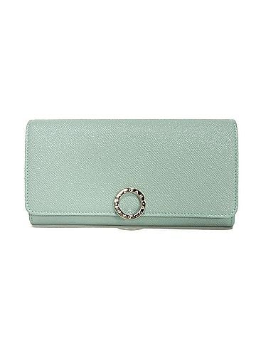 Bvlgari BVLGARI Long Wallet, Clip, Large, Calfskin, Rhapsody Opal, RFID, IC, Unused, BB Logo Ring, Glacier Turquoise, 287271, Men's/Women's (view 1)