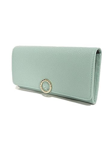 Bvlgari BVLGARI Long Wallet, Clip, Large, Calfskin, Rhapsody Opal, RFID, IC, Unused, BB Logo Ring, Glacier Turquoise, 287271, Men's/Women's (view 2)
