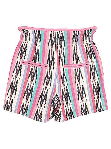 Isabel Marant Isabel Marant Étoile Inima Ikat Jacquard Shorts in Pink Cotton (view 2)