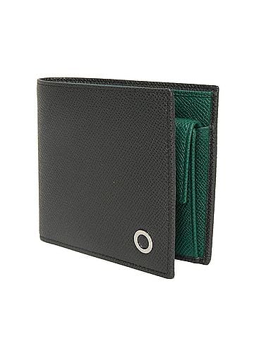Bvlgari Bulgari BVLGARI Bi-fold Wallet BB Man Compact Emerald Green RFID IC Unused Logo Charcoal Diamond Gray 289111 Men's (view 2)
