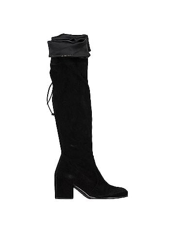 Stuart Weitzman Stuart Weitzman Knee High Boots in Black Suede (view 1)