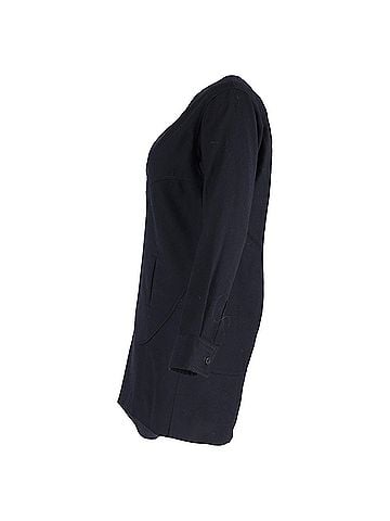 Isabel Marant  Isabel Marant Étoile Mini Long Sleeve Dress in Navy Blue Wool (view 2)