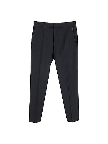 Chloé Chloé Straight Leg Trousers in Black Wool (view 1)