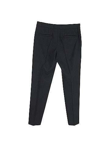 Chloé Chloé Straight Leg Trousers in Black Wool (view 2)