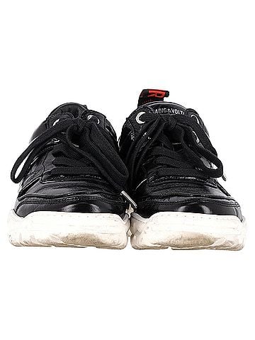 Zadig & Voltaire Zadig & Voltaire  Blaze Crush Sneakers in Black Cow Leather (view 2)