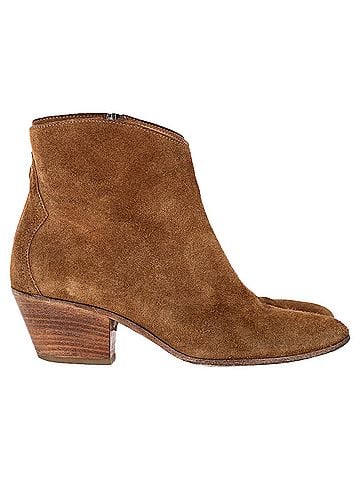 Isabel Marant Isabel Marant Dacken Ankle Boots in Brown Suede (view 1)