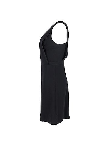 Theory Theory Mini Dress in Black Wool (view 2)