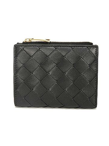 Bottega Veneta Bottega Veneta BOTTEGAVENETA Bi-fold Wallet Small RFID IC Chip Unused Maxi Intrecciato Black 742330 VCPP3 8425 Men's Women's (view 1)